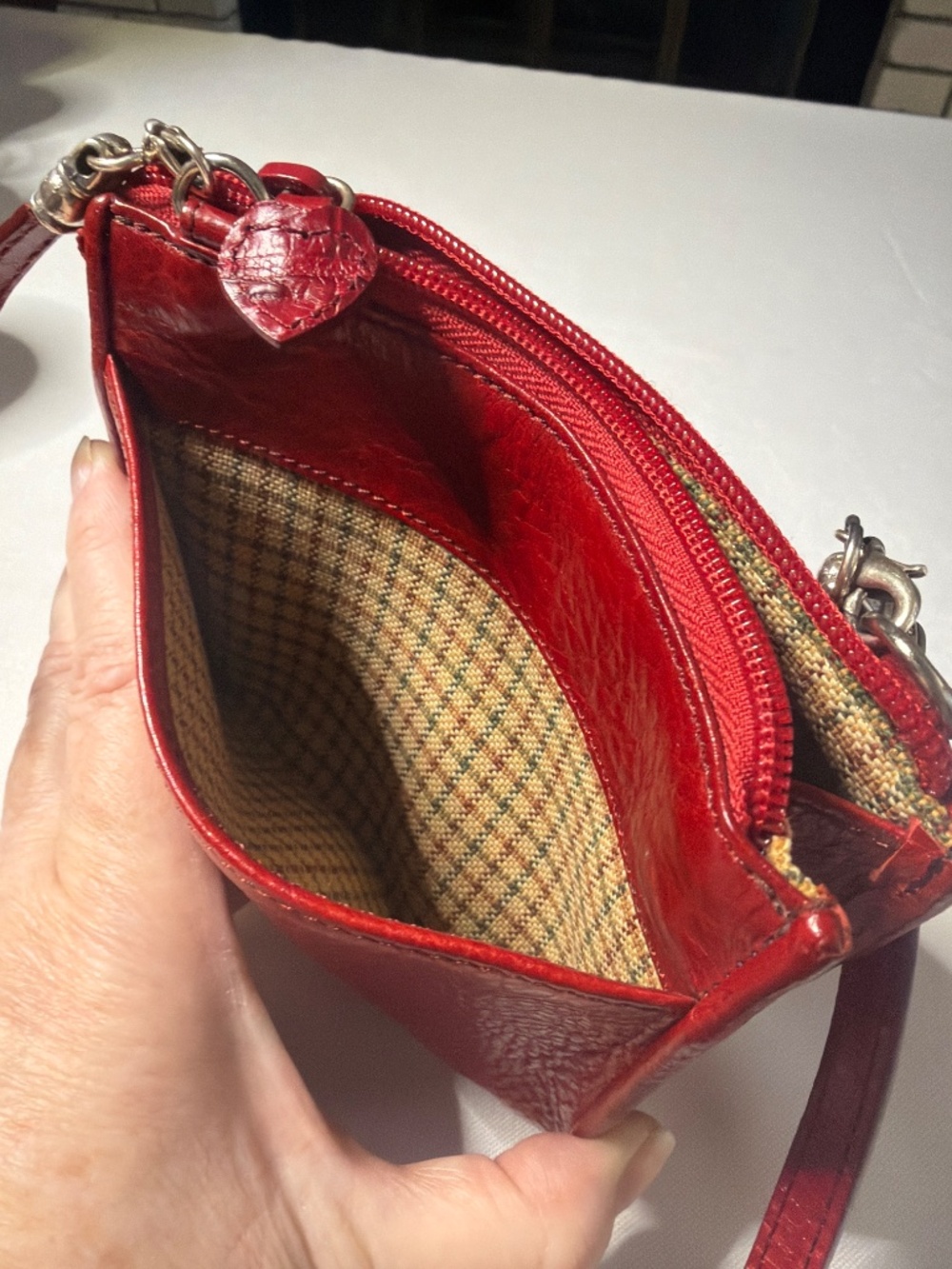 Brighton Mini Crossbody Purse in Leather - Picture 4 of 6